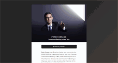Desktop Screenshot of peterorszag.info
